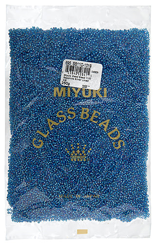 Miyuki Seed Bead 11/0 Sapphire Silver Lined AB 250g