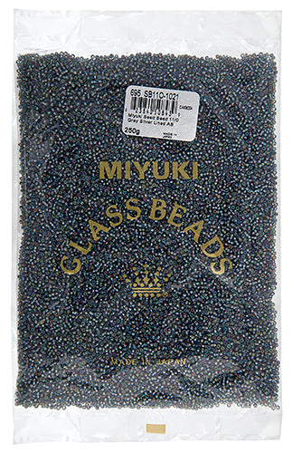 Miyuki Seed Bead 11/0 Grey Silver Lined AB 250g