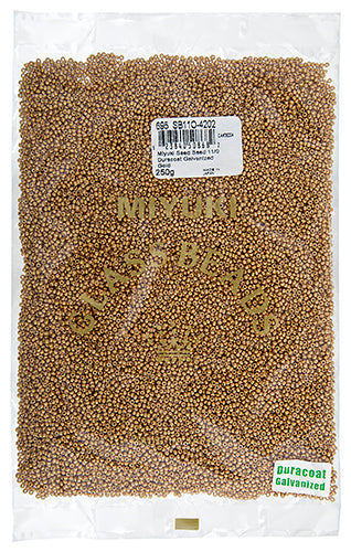 Miyuki Seed Beads Duracoat Galvanized Gold 250g