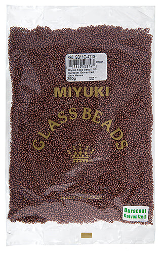 Miyuki Seed Bead 11/0 Duracoat Galvanized Dark Mauve 250g