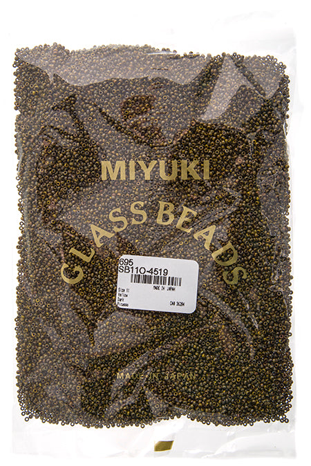 Miyuki Seed Bead 11/0 Opaque Dark Yellow Picasso 250g