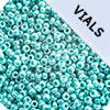 Miyuki Seed Beads Turquoise Green Opaque Luster - 22g Vials