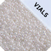 Miyuki Seed Beads White Pearl AB - 22g Vials
