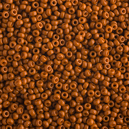 Miyuki Seed Beads Vermillion Opaque Duracoat - 22g Vials