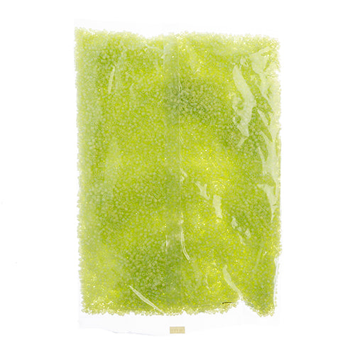 Miyuki Square/Cube Beads 1.8mm Chartreuse Transparent AB Matte