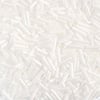 Miyuki Slender Bugle 1.3x6mm White AB Matte Opaque - apx 16g Vial