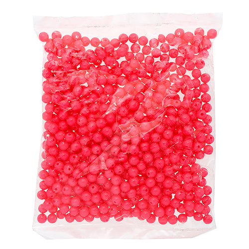 Plastic Round Beads 6mm