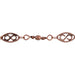 Chain With Bead - Antique Copper Fancy Link-10.5x5mm 