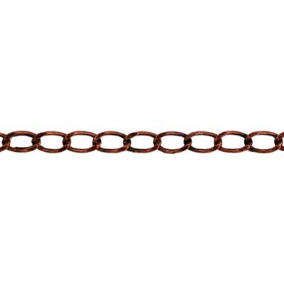 Chain - Antique Copper Link - 4x2mm