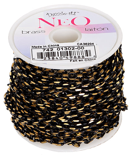 Neo Cut Chain 5x4.2mm Links Black - 5m Spool