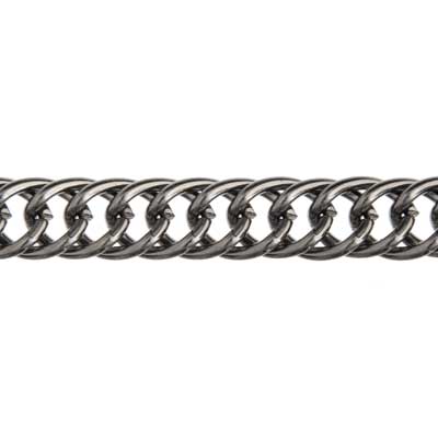 Chain Oval Double Curb 8x5mm  Lead Free / Nickel Free
