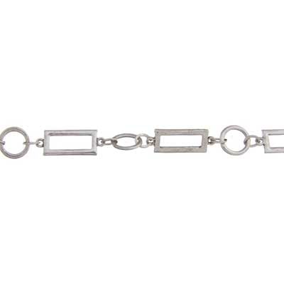 Chain Rectangle/Round 30x11mm  Lead Free / Nickel Free