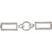 Chain Rectangle/Round 30x11mm  Lead Free / Nickel Free