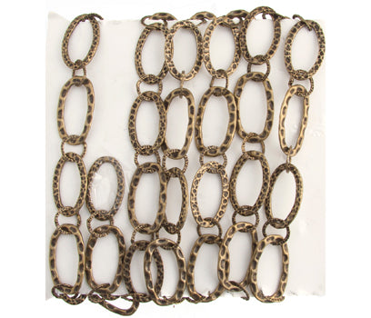 Chain Oval 31x19mm Antique  Lead Free / Nickel Free