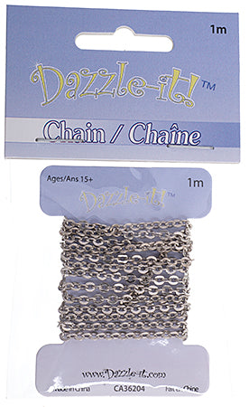 Dazzle-It Rolo Chain 2x2.5mm  1m /Card