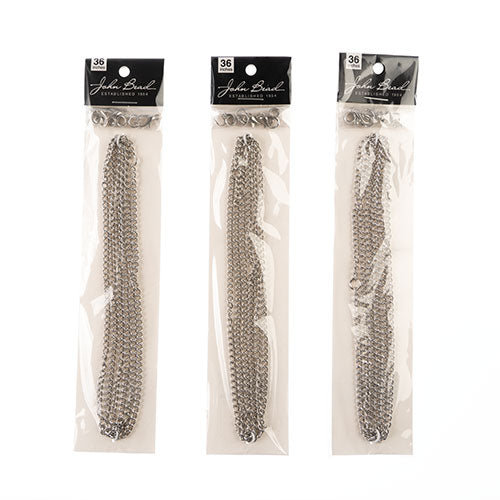 36in Chain And Findings Set- 3x4mm Curb Chain 