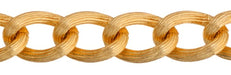 Chain Aluminum Textured Link 14mm Gold