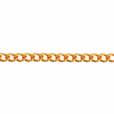 Chain Link Aluminum 3mm Gold