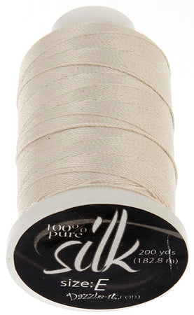 Dazzle-It Silk Bead Thread E (8.2lbs) - 200 Yards