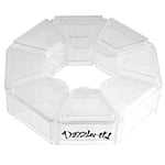 Box - Plastic Ring Organizer 8 Slots Stackable 4x3x2cm