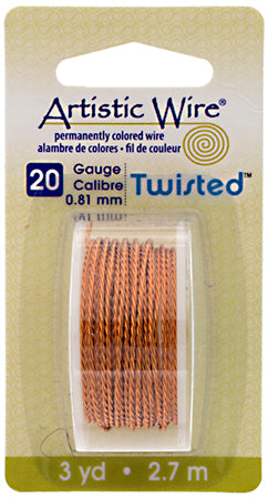 Twisted Artistic Wire 3yd 20ga 