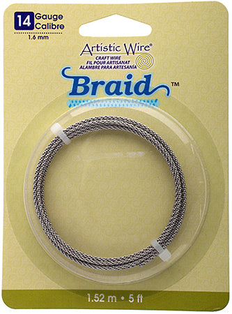 Artistic Wire - Braid 14ga Round 5ft