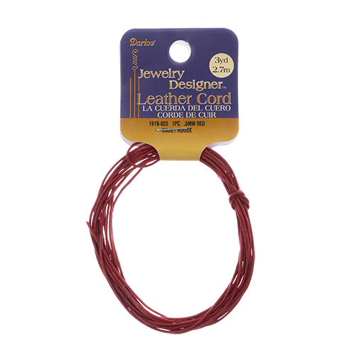 Leather Cord 1mm 2.7m/3yd