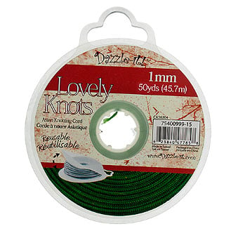 Lovely Knots/Knotting Cord 1mm 50yds W/ Bobbin