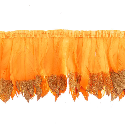 Goose Feather Strung 5.5-7in Value 1yd