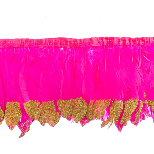 Goose Feather Strung 5.5-7in Value 1yd