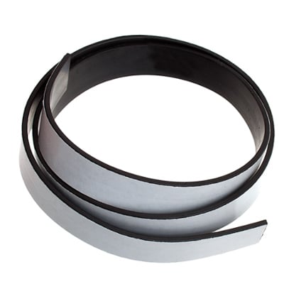 Flexible Magnetic Tape 0.5 Inches Wide Adhesive 20 Inch(L) With Headers - Cosplay Supplies Inc