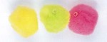 Pom Beads 1 Inch Assorted Neon