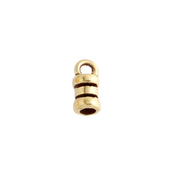 Bronze End Cap Ribbed - Cosplay Supplies Inc