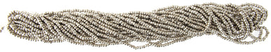 Charlotte Beads 8/0 Strung Real Silver