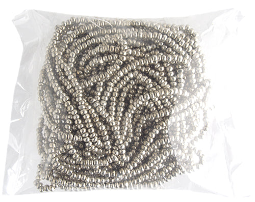 Charlotte Beads 8/0 Strung Real Silver