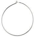 SS.925 Beading Hoops 24mm OD .029in/.7mm Wire Approx 3.40g - Cosplay Supplies Inc