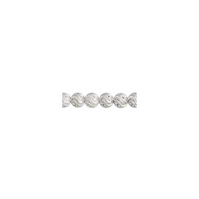 SS.925 Bead S Cut Stardust 6mm With 1.7mm Hole 25pcs Approx 7.8g - Cosplay Supplies Inc