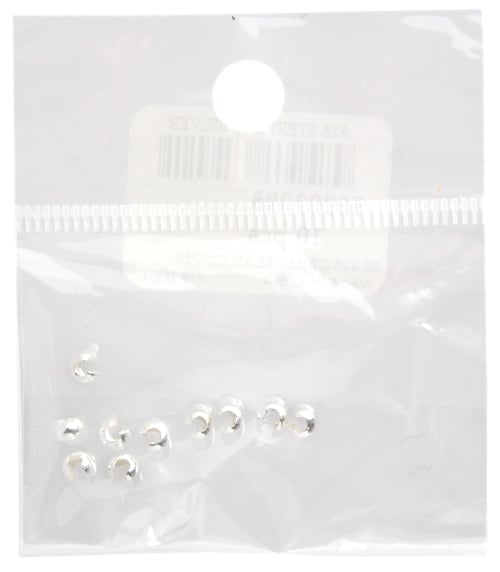 SS.925 Crimp Bead Cover - 3mm Approx .4g