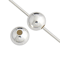 SS.925 Bead - Smooth Seamless 6mm With 2.5mm Hole Approx 8.5g