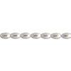 SS.925 Bead - Smooth Oval 3x4.5mm With 1.2mm Hole Approx 4.9g
