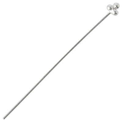 SS.925 3 Ball Head Pin .020x1.5in Approx 6.9g - Cosplay Supplies Inc