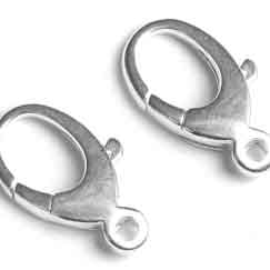 SS.925 Pear Shape Clasp 9x18mm - Cosplay Supplies Inc