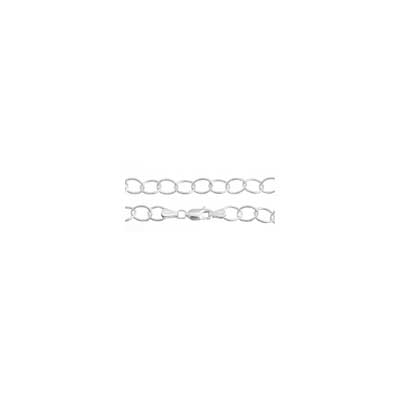 SS.925 Bracelet Cable Link 7.5in Lobster Clasp - Cosplay Supplies Inc