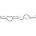 SS.925 Heart Chain 5mm By The Foot