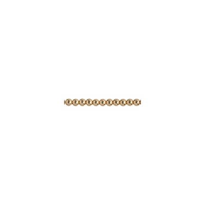 Gold Filled 14kt Round Bead 3mm With Seam Approx 4g - Cosplay Supplies Inc