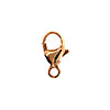 Rose Gold Filled 14k Lobster Claw With Jump Ring 4.8x9mm Approx 1.2g