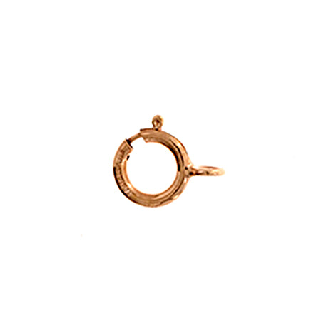 Rose Gold Filled 14k Spring Ring Light 5.5mm With Closed Ring Approx 0.7g - Cosplay Supplies Inc