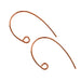 Rose Gold Filled 14k Bass Clef Ear Wire .030in (0.76mm) Approx 2g
