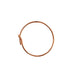 Rose Gold Filled 14k Wire Beading Hoop .70x15mm Approx 1.9g - Cosplay Supplies Inc