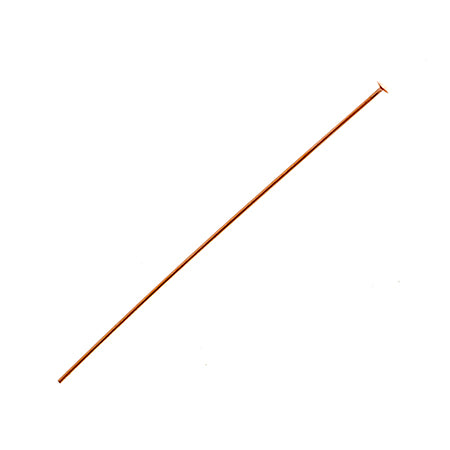 Rose Gold Filled 14k Head Pin .020x1.5in (0.50x38.1mm) 24ga Approx 1.2g - Cosplay Supplies Inc